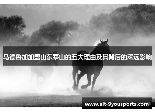 马德鲁加加盟山东泰山的五大理由及其背后的深远影响